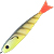 Рыбка поролоновая Джига Окунь (5см) лимонный  (уп. 5шт)